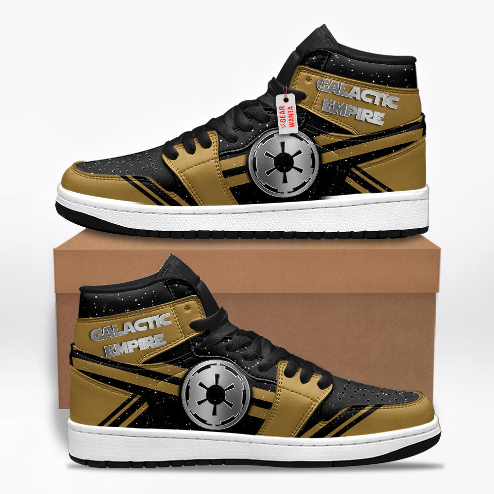 Galactic Empire Star Wars Symbols Shoes Custom For Fans