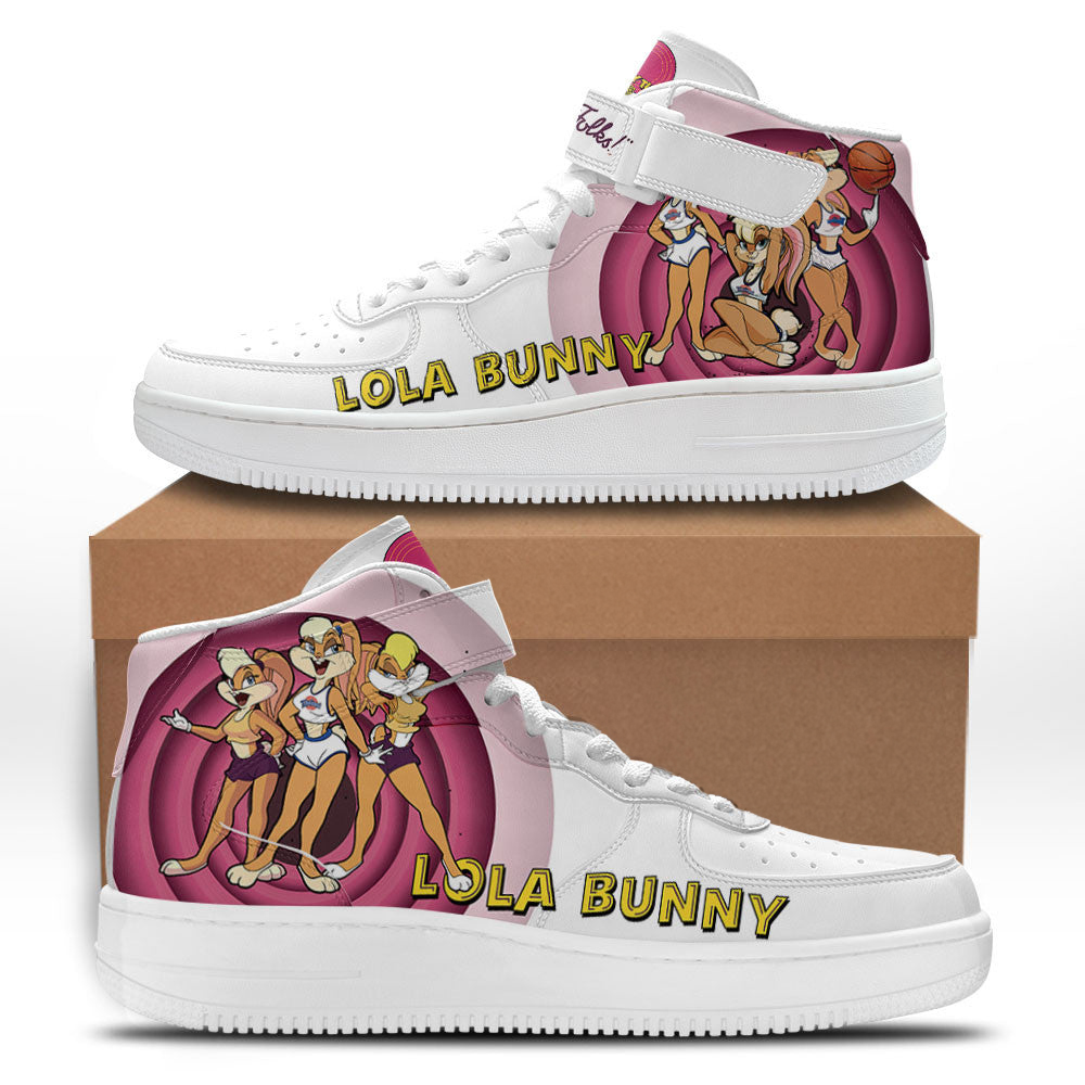 Lola Bunny Mid Shoes Custom Looney Tunes Sneakers | Fandom Gift