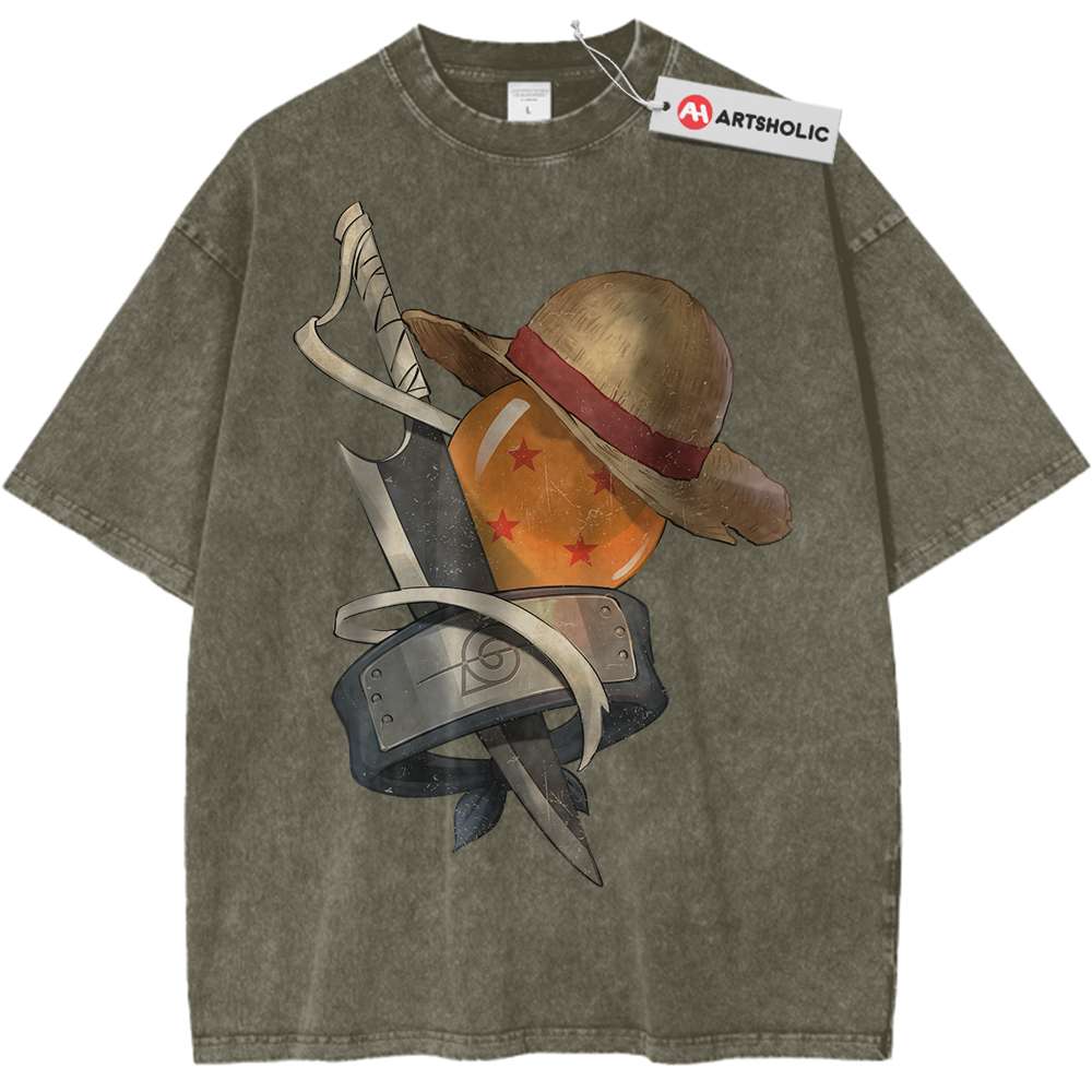 One Piece Shirt, Naruto Shirt, Dragon Ball Z Shirt, Bleach Shirt, Anime Shirt, Vintage T-Shirt One Piece Shirt, Naruto Shirt, Dragon Ball Z Shirt, Bleach Shirt, Anime Shirt, Vintage T-Shirt
