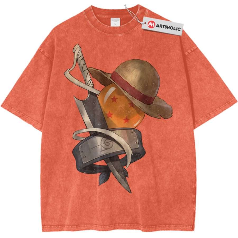 One Piece Shirt, Naruto Shirt, Dragon Ball Z Shirt, Bleach Shirt, Anime Shirt, Vintage T-Shirt One Piece Shirt, Naruto Shirt, Dragon Ball Z Shirt, Bleach Shirt, Anime Shirt, Vintage T-Shirt