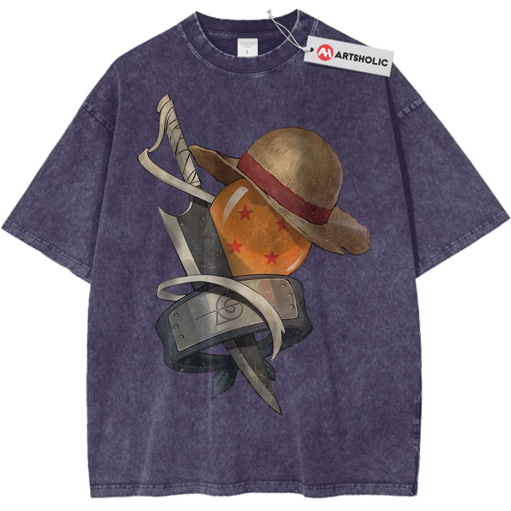 One Piece Shirt, Naruto Shirt, Dragon Ball Z Shirt, Bleach Shirt, Anime Shirt, Vintage T-Shirt One Piece Shirt, Naruto Shirt, Dragon Ball Z Shirt, Bleach Shirt, Anime Shirt, Vintage T-Shirt
