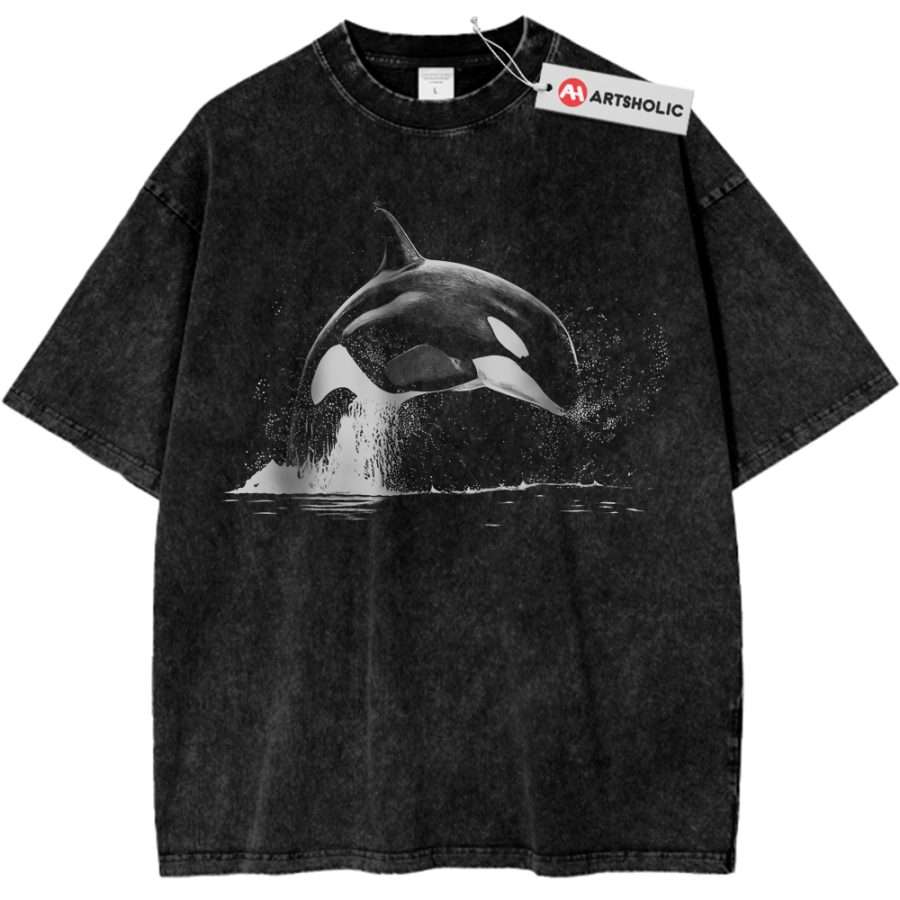 Orca Shirt, Ocean Wildlife Shirt, Vintage T-Shirt Orca Shirt, Ocean Wildlife Shirt, Vintage T-Shirt