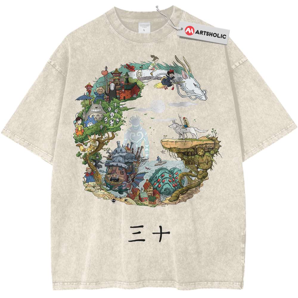 Studio Ghibli Shirt, Anime Shirt, Vintage Tee Studio Ghibli Shirt, Anime Shirt, Vintage Tee