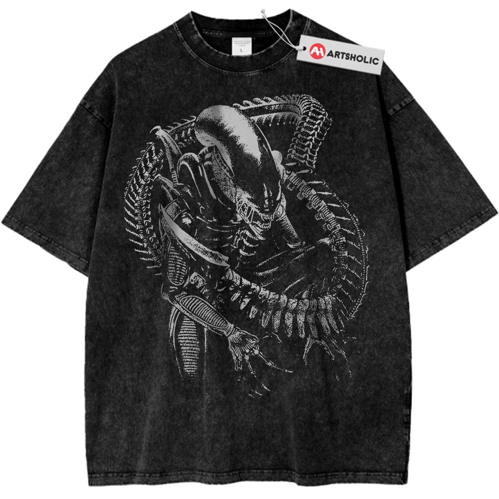 Xenomorph Alien Shirt, Predator Shirt, Movies Vintage Tee Xenomorph Alien Shirt, Predator Shirt, Movies Vintage Tee